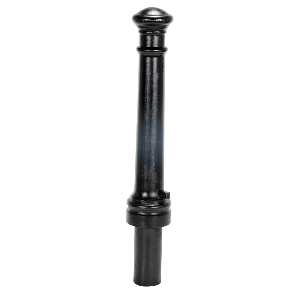 Vestil Ductile Iron Decorative Bollard 40 In. x 8 In. Black BOL-CI-40-8