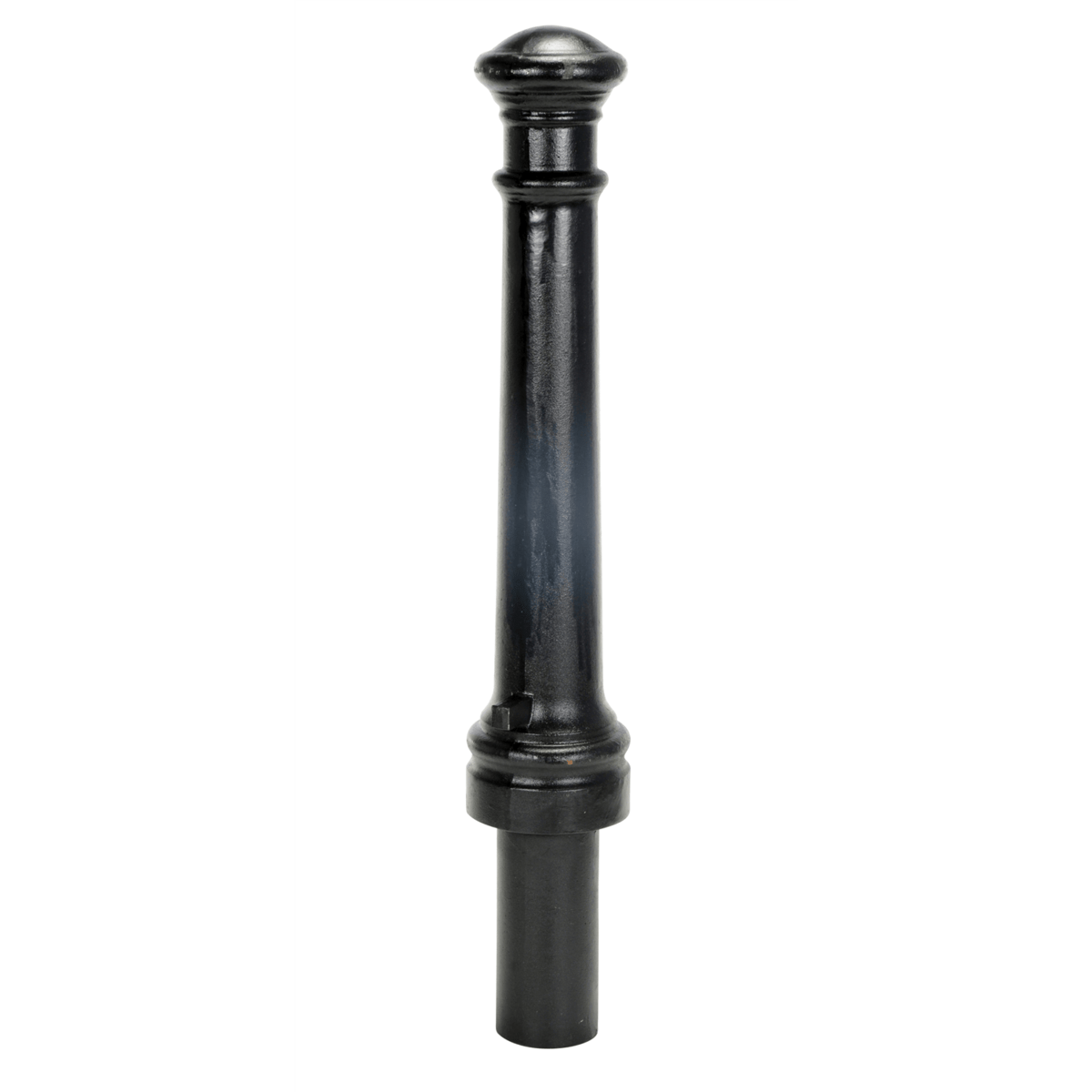 Vestil Ductile Iron Decorative Bollard 40 In. x 8 In. Black BOL-CI-40-8