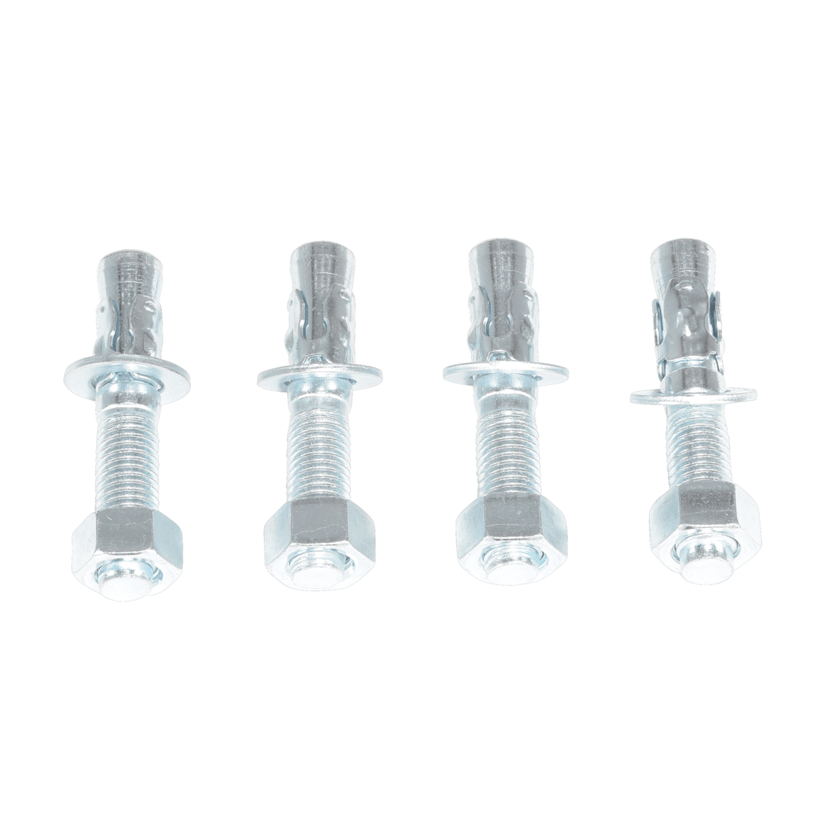 Vestil Steel Concrete Sleeve Anchor Bolt 4 Pack 3/4 In. x 4 In. Silver AS-344-4PK