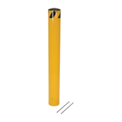 Vestil Steel Pour In Place Bollard 42 In. x 5-1/2 In. Yellow BOLPP-42-5.5