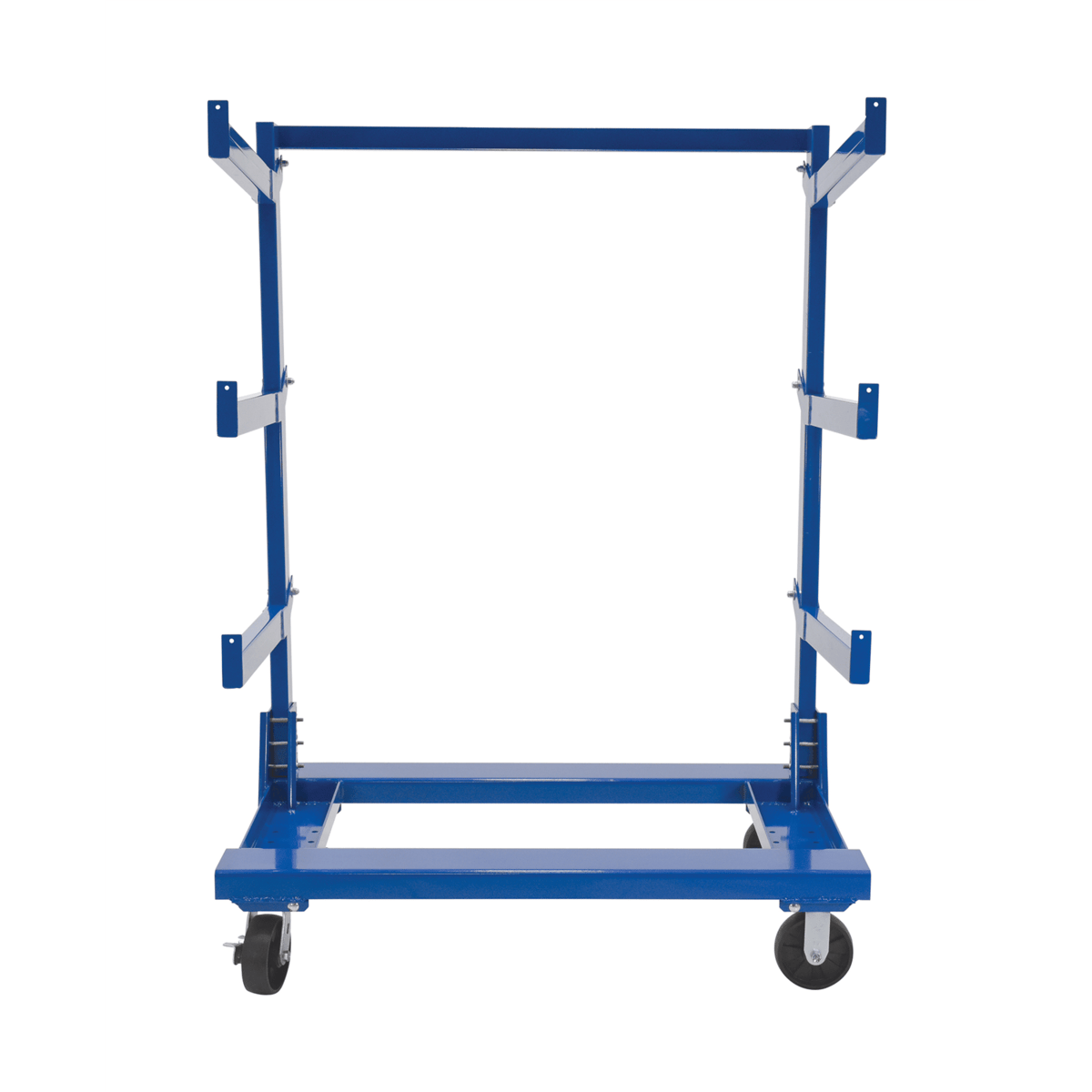 Vestil Steel Portable Cantilever Cart 30 In. x 48 In. 2000 Lb. Capacity Blue CANT-3048