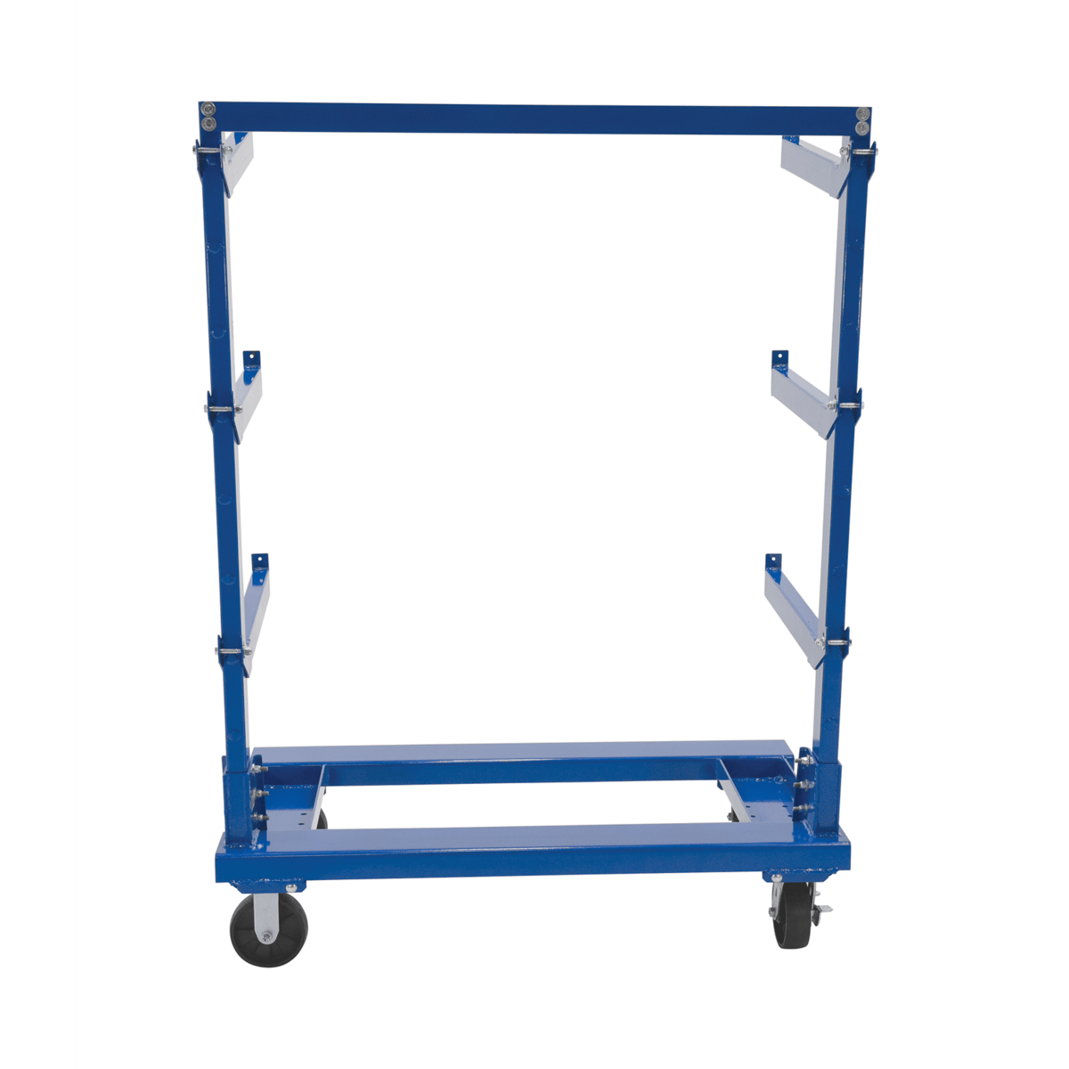 Vestil Steel Portable Cantilever Cart 30 In. x 48 In. 2000 Lb. Capacity Blue CANT-3048