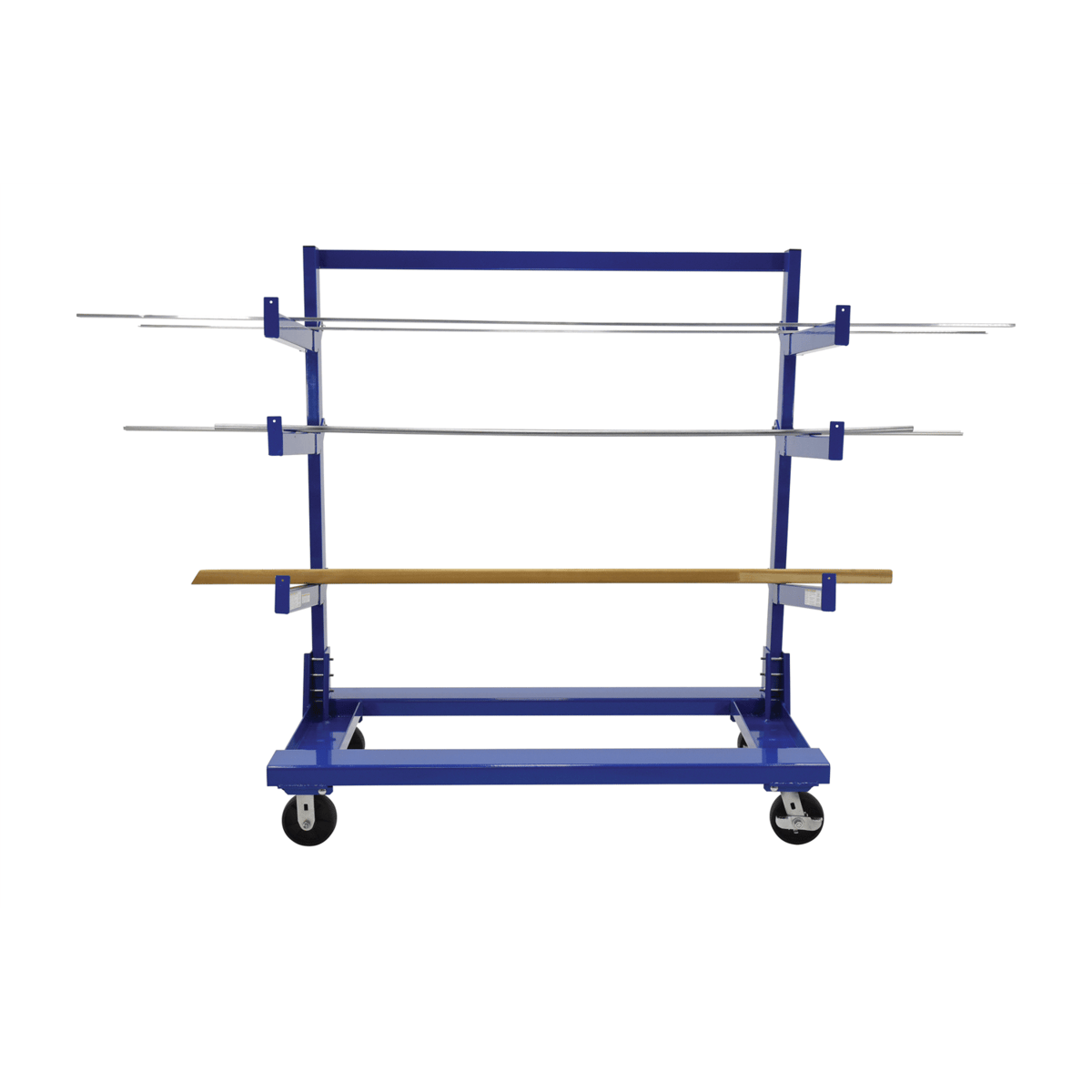 Vestil Steel Portable Cantilever Cart 30 In. x 60 In. 2000 Lb. Capacity Blue CANT-3060