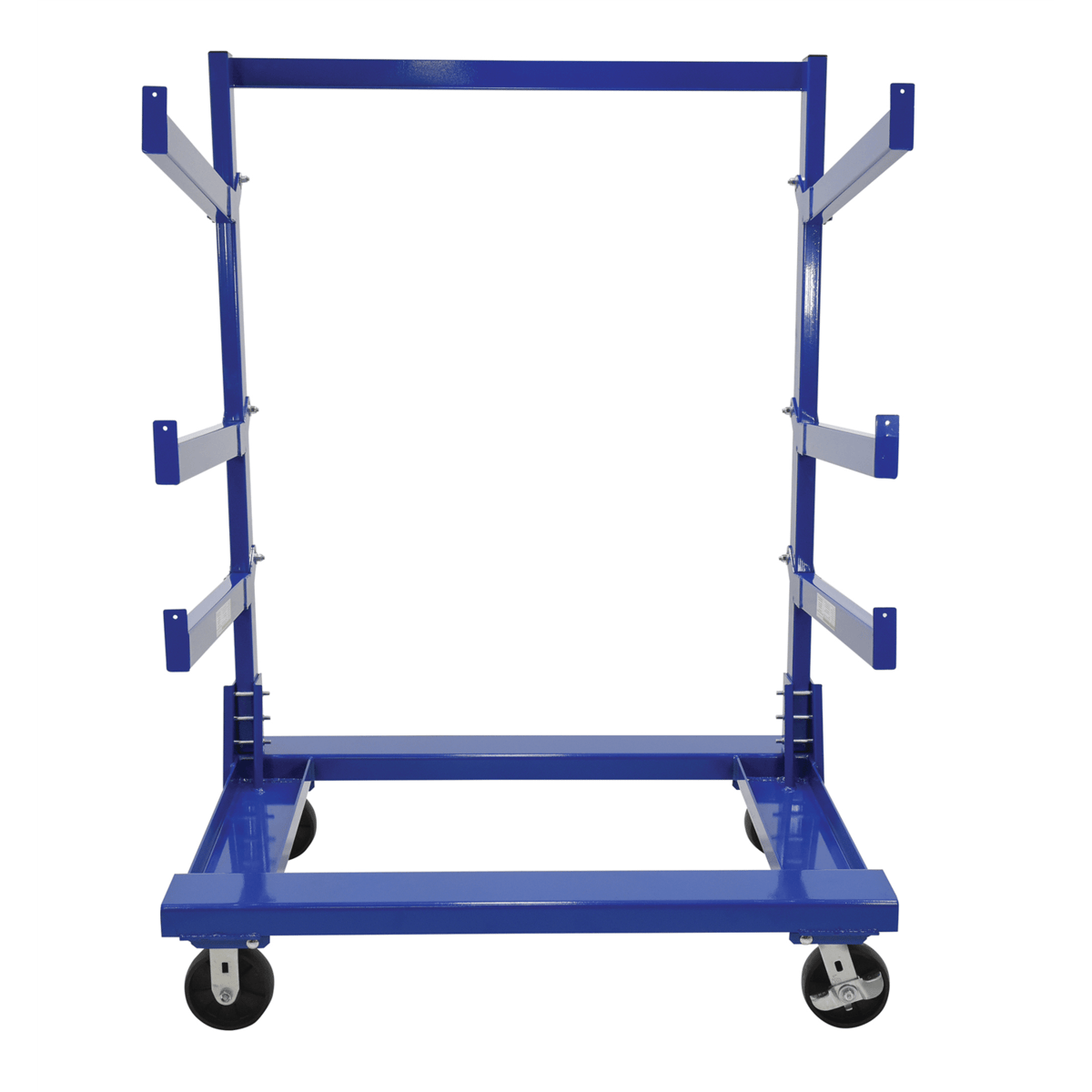 Vestil Steel Portable Cantilever Cart 30 In. x 48 In. 2000 Lb. Capacity Blue CANT-3648