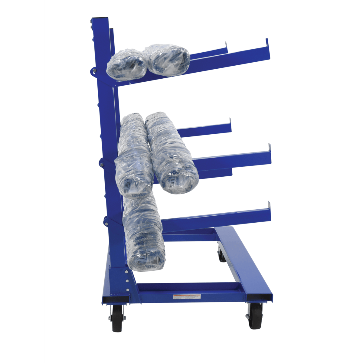 Vestil Steel Portable Cantilever Cart 30 In. x 48 In. 2000 Lb. Capacity Blue CANT-3648