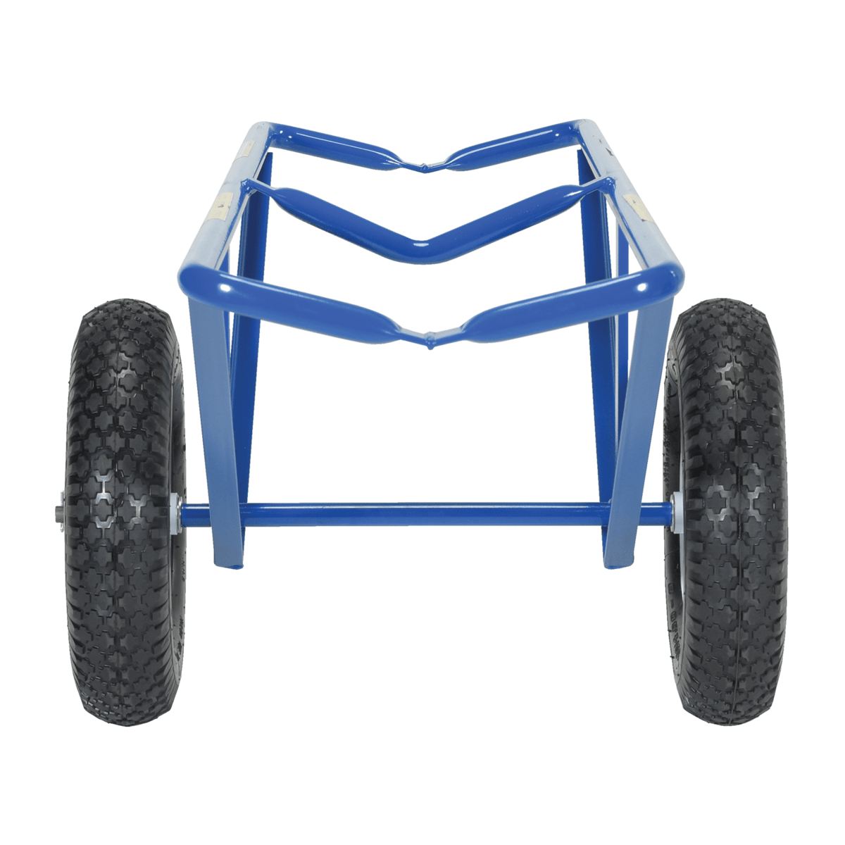 Vestil Portable Carpet Dolly with Pneumatic Wheels 61In x 26In x 20In 500 Lb Capacity Blue CARPET-45