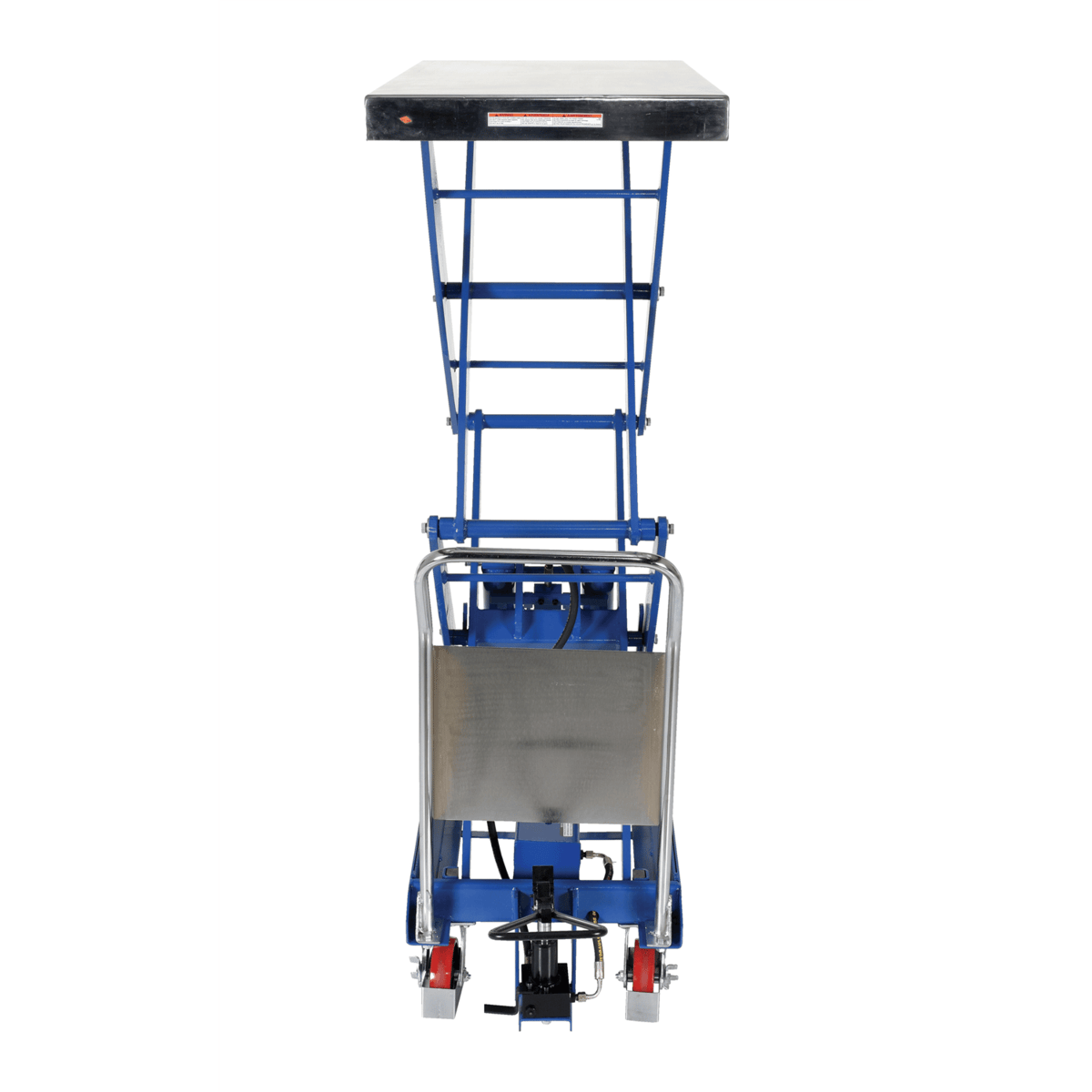 Vestil Steel Hydraulic Elevating Cart 47-1/2 In. x 24 In. 1500 Lb. Capacity Blue CART-1500-D-TS