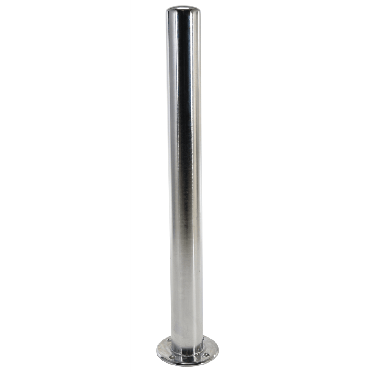 Vestil Steel Chrome Plated Safety Bollard 48 In. x 4 In. Silver CBOL-42-4