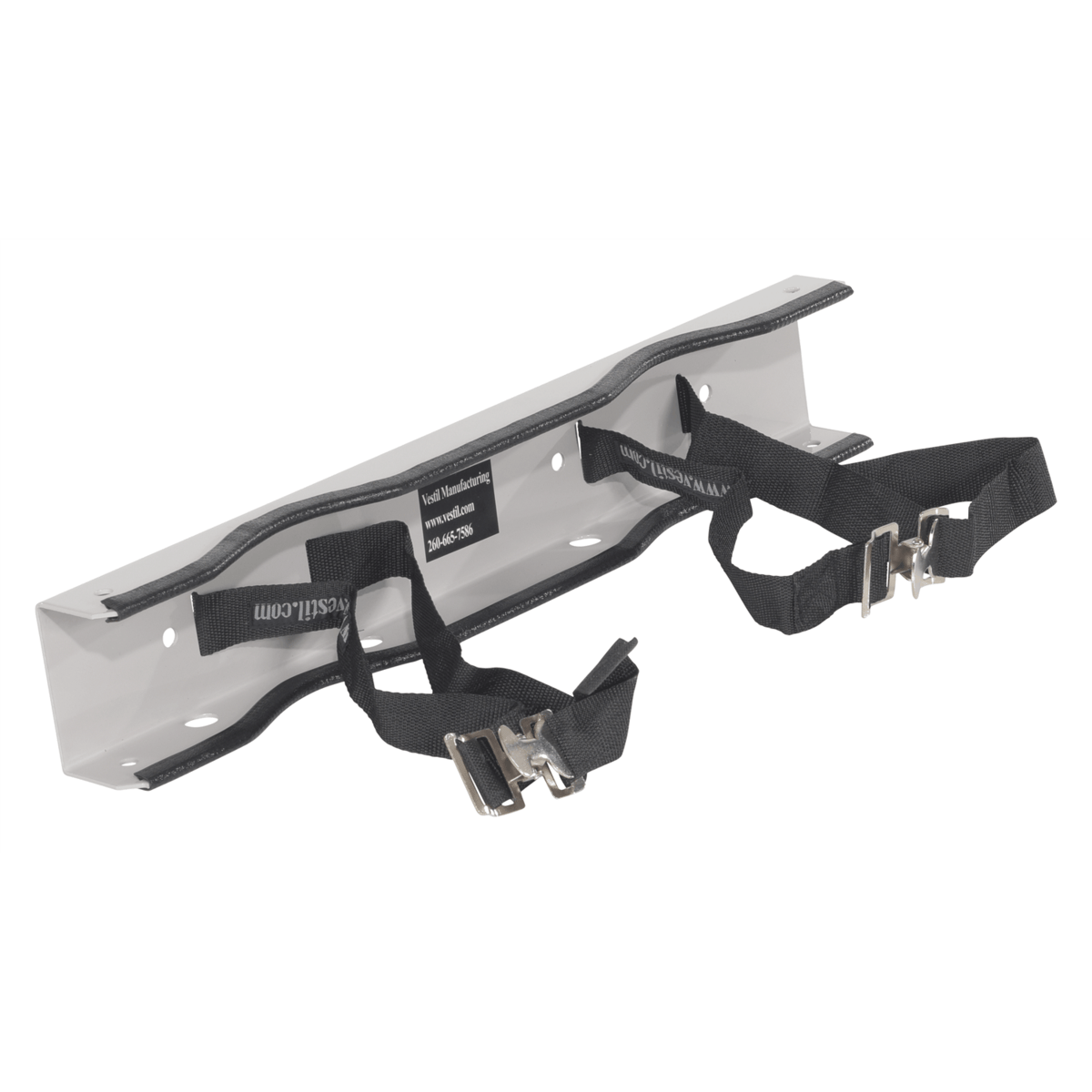 Vestil Steel Wall-Mounted 2 Cylinder Bracket CB-W-2S