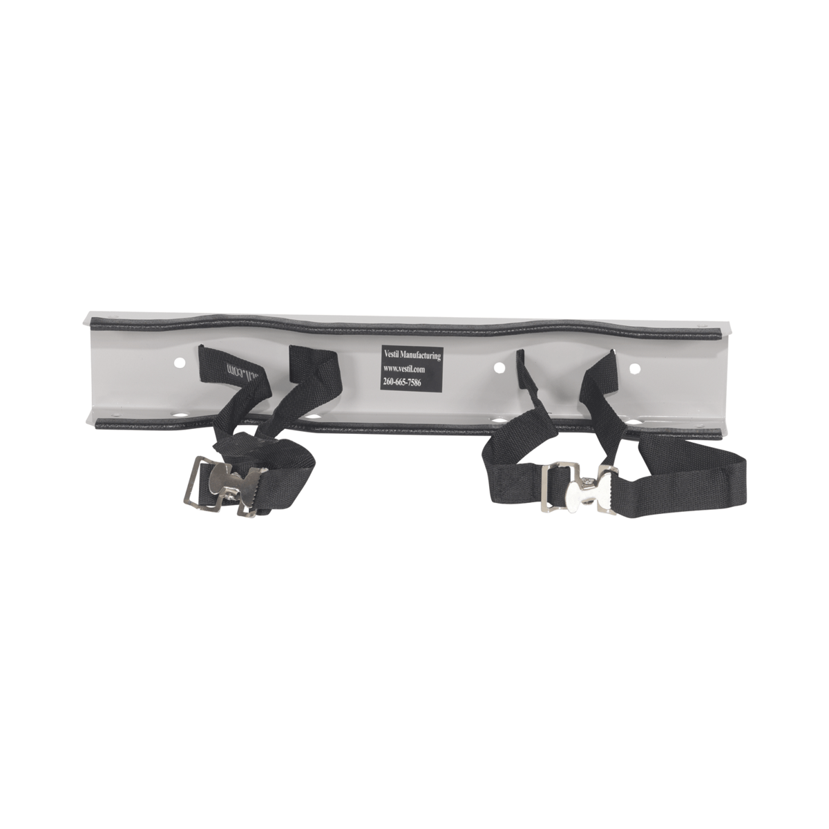 Vestil Steel Wall-Mounted 2 Cylinder Bracket CB-W-2S