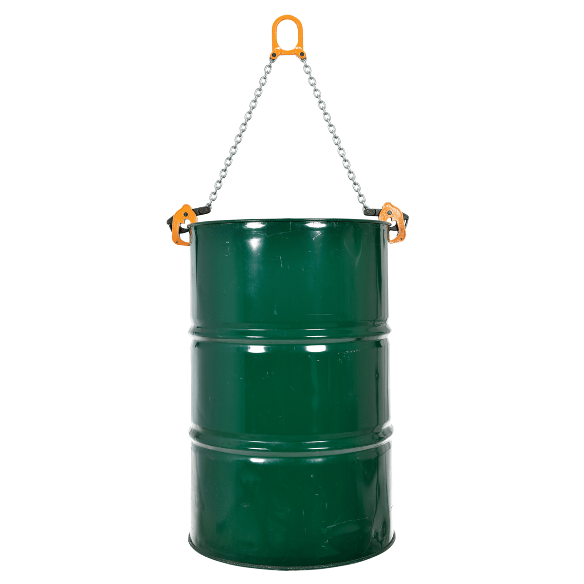 Vestil Steel Chain Drum Lifter 2000 Capacity Orange/Silver CDL-2000