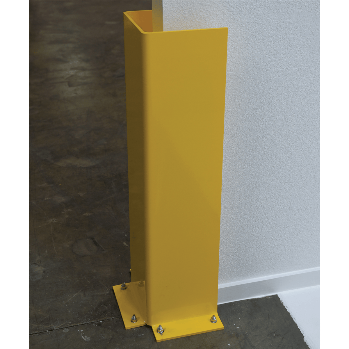 Vestil Steel Gantry and Jib Column Guard Protector 42 In. Yellow CG-42
