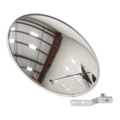 Vestil Acrylic Convex Indoor Mirror 18 In. Width Silver CNVX-18