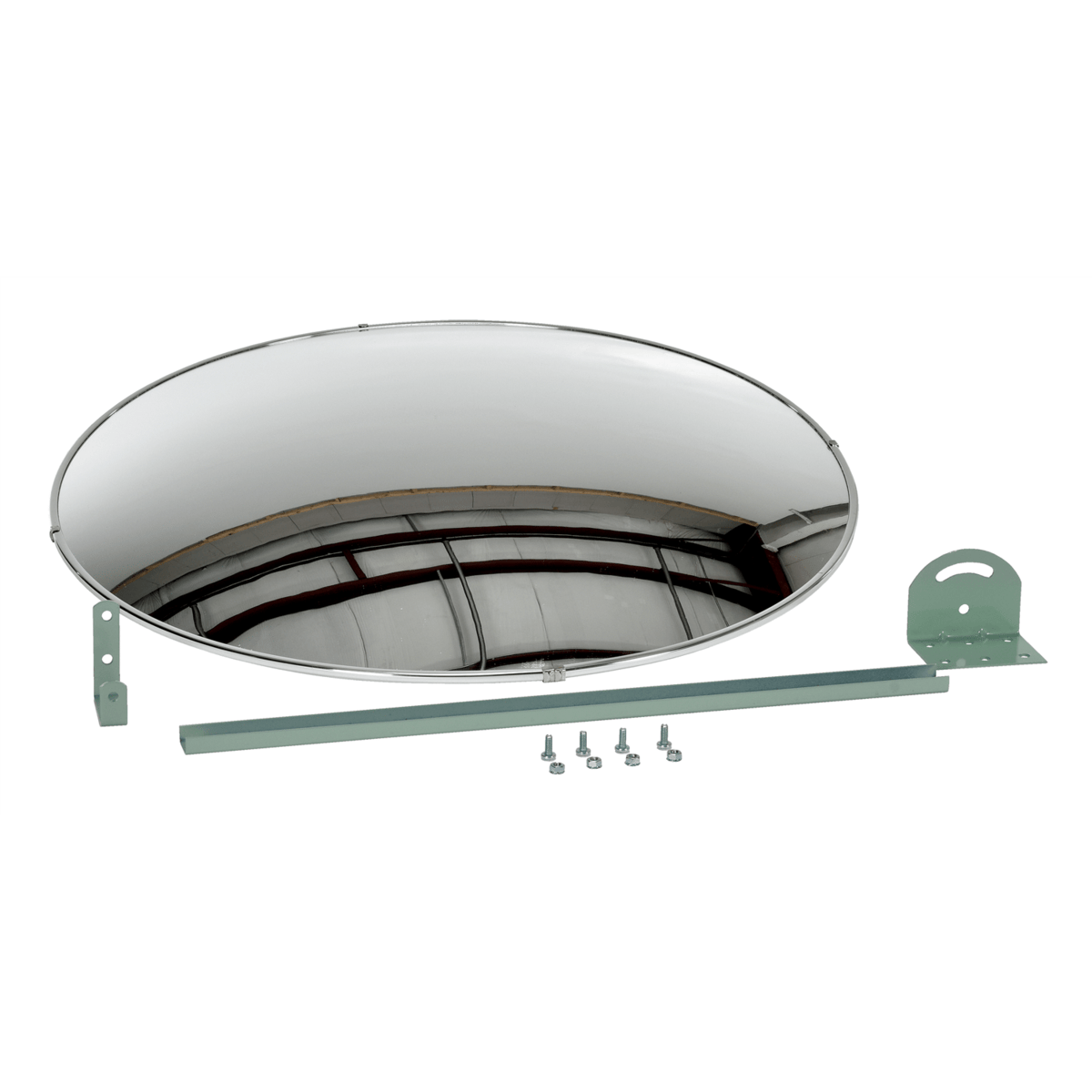 Vestil Acrylic Convex Indoor Mirror 30 In. Width Silver CNVX-30