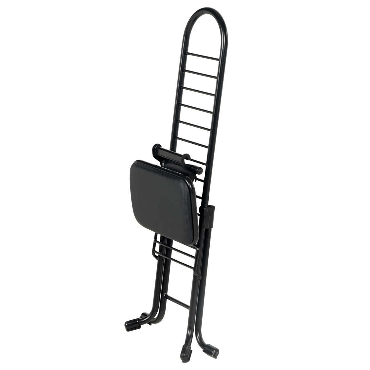 Vestil Steel Height Ergonomic Worker Chairs 13 In. to 34 In. 220 Lb. Capacity Black CPRO-600