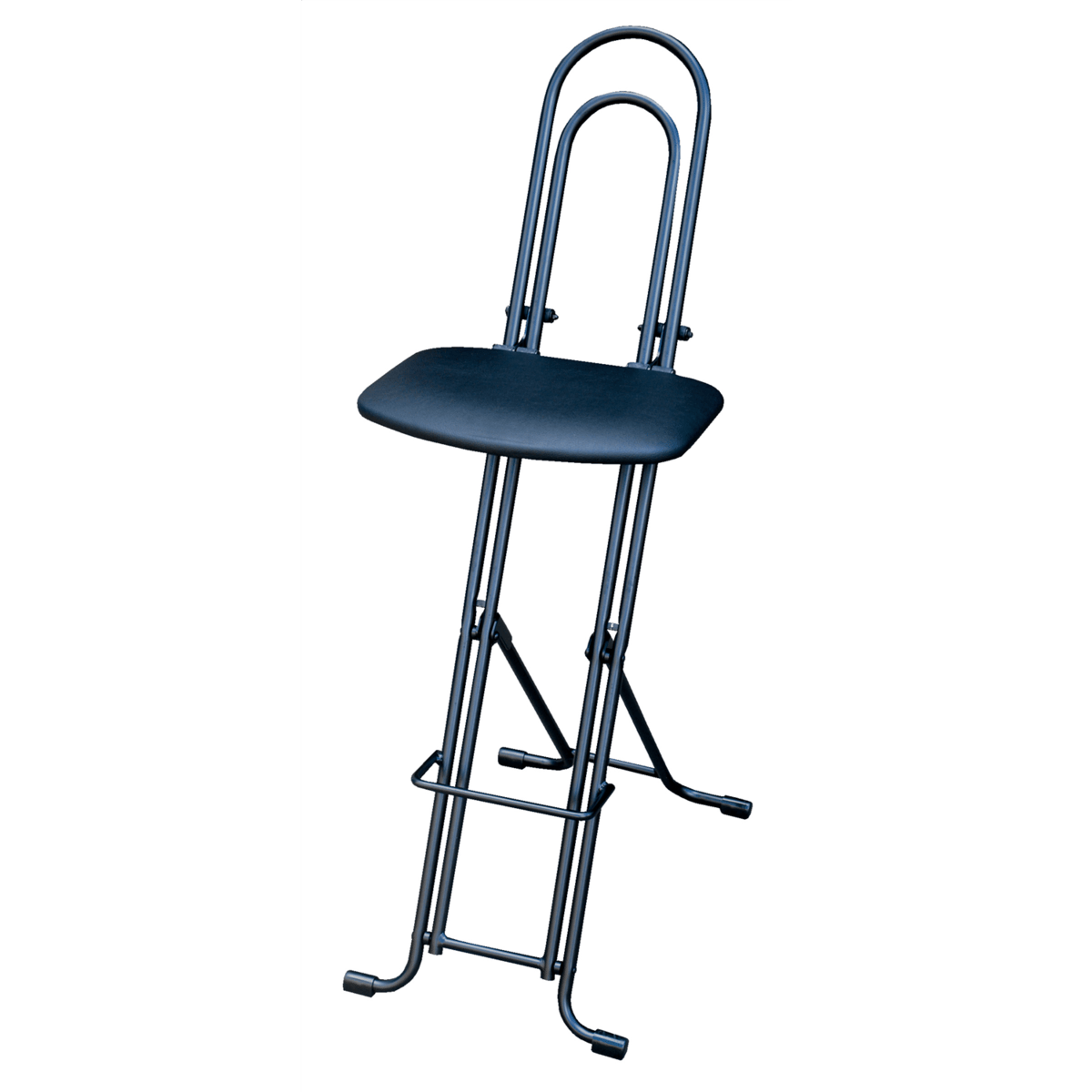 Vestil Steel Height Ergonomic Worker Chairs 18.5 In. to 35 In. 220 Lb. Capacity Black CPRO-800LP