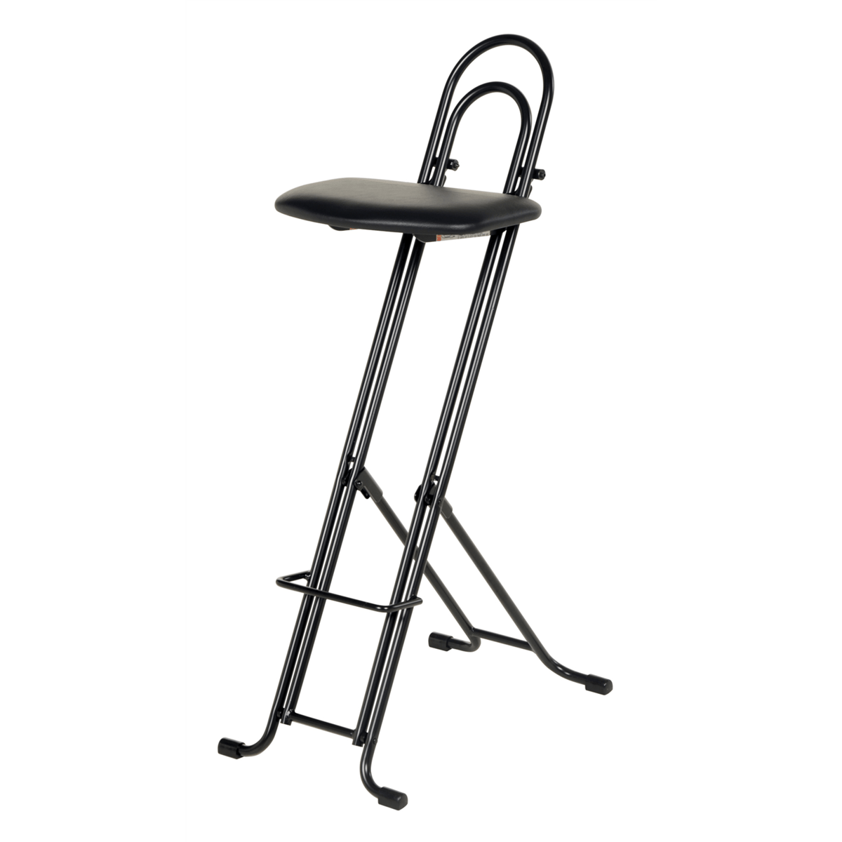 Vestil Steel Height Ergonomic Worker Chairs 18.5 In. to 35 In. 220 Lb. Capacity Black CPRO-800LP