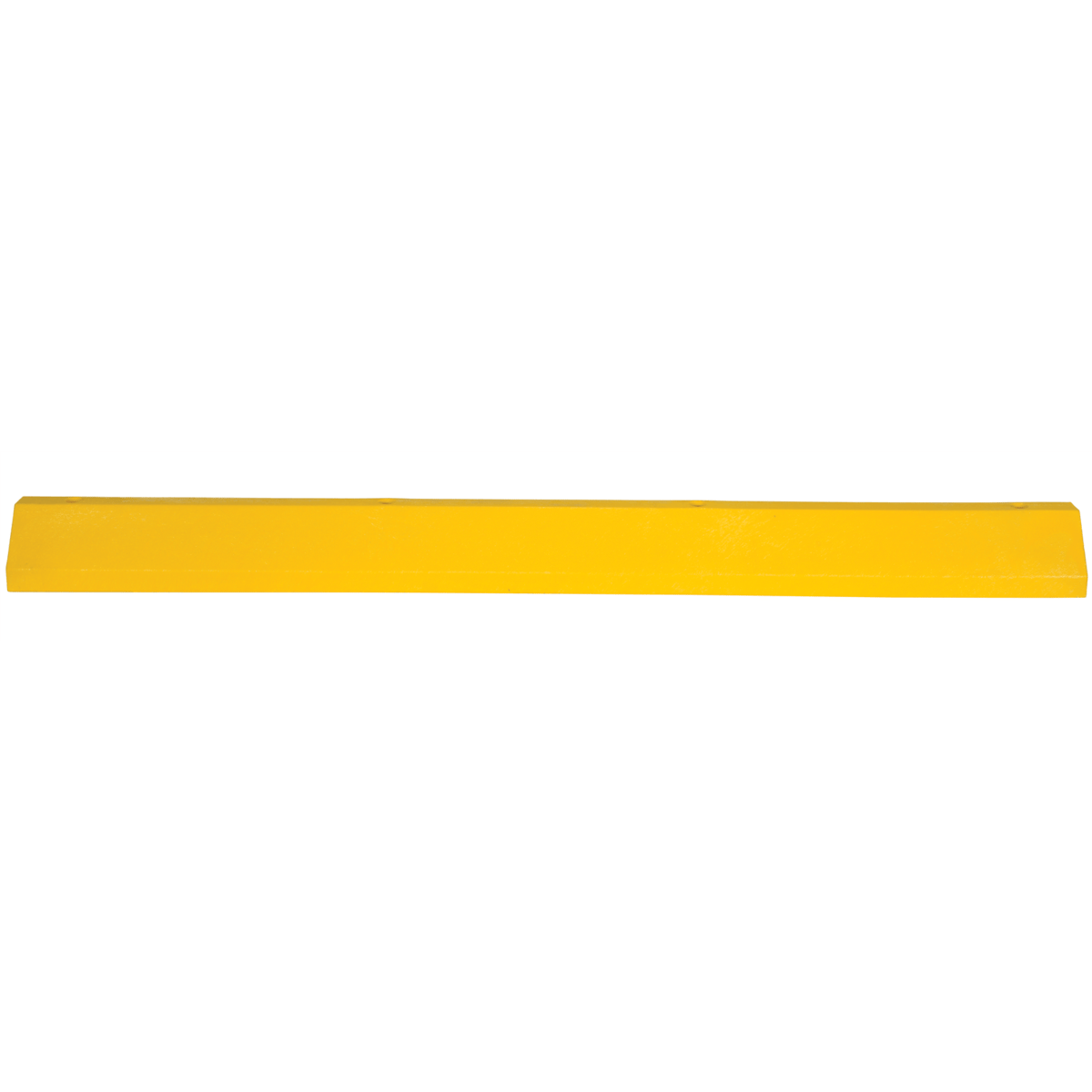 Vestil Recycled Plastic Truck Stop 96 In. x 10 In. x 7 In. Yellow CS-TB96-Y