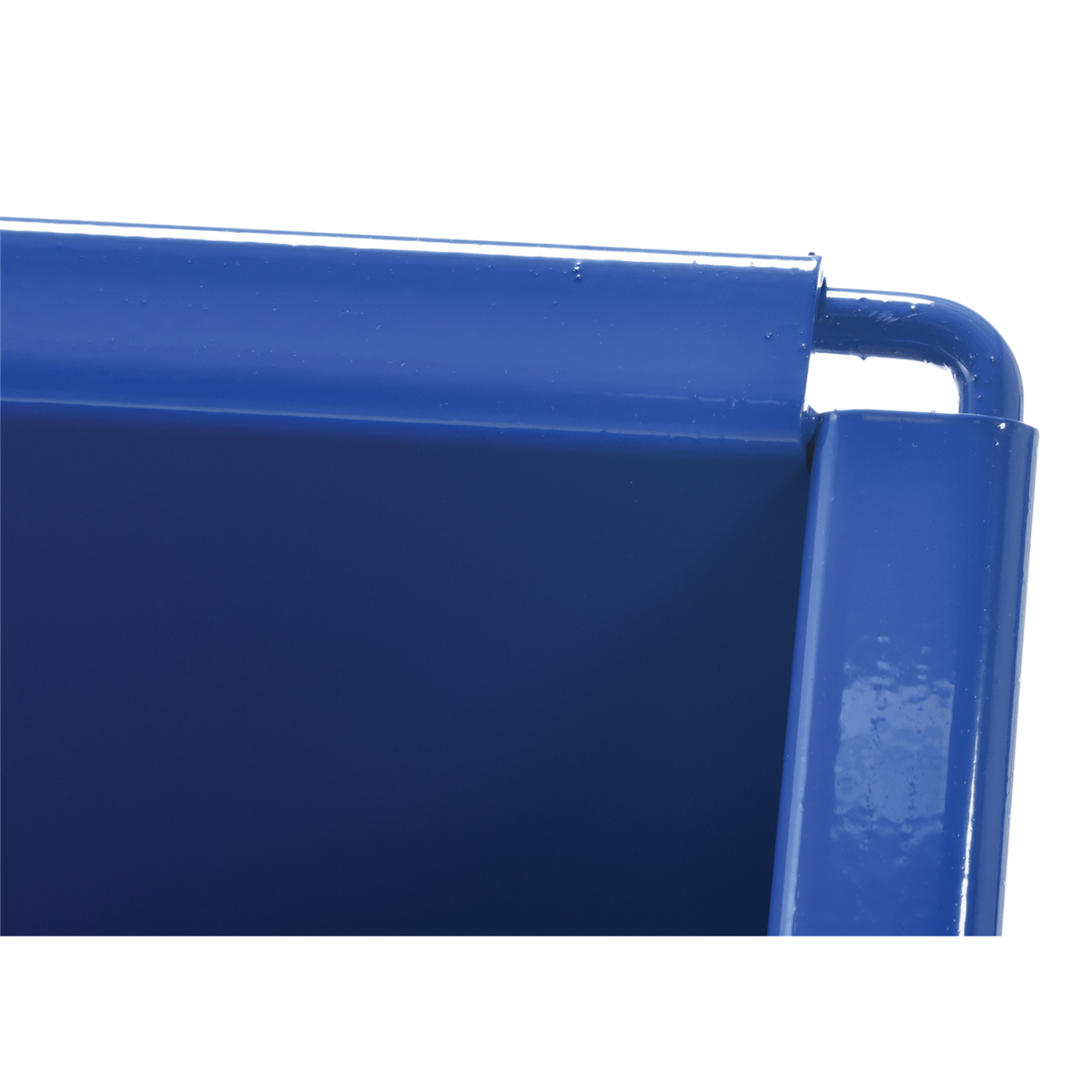 Vestil Steel Heavy Duty Self Dumping Hopper 1 Cubic Yard 6000 Lb. Capacity Blue D-100-HD
