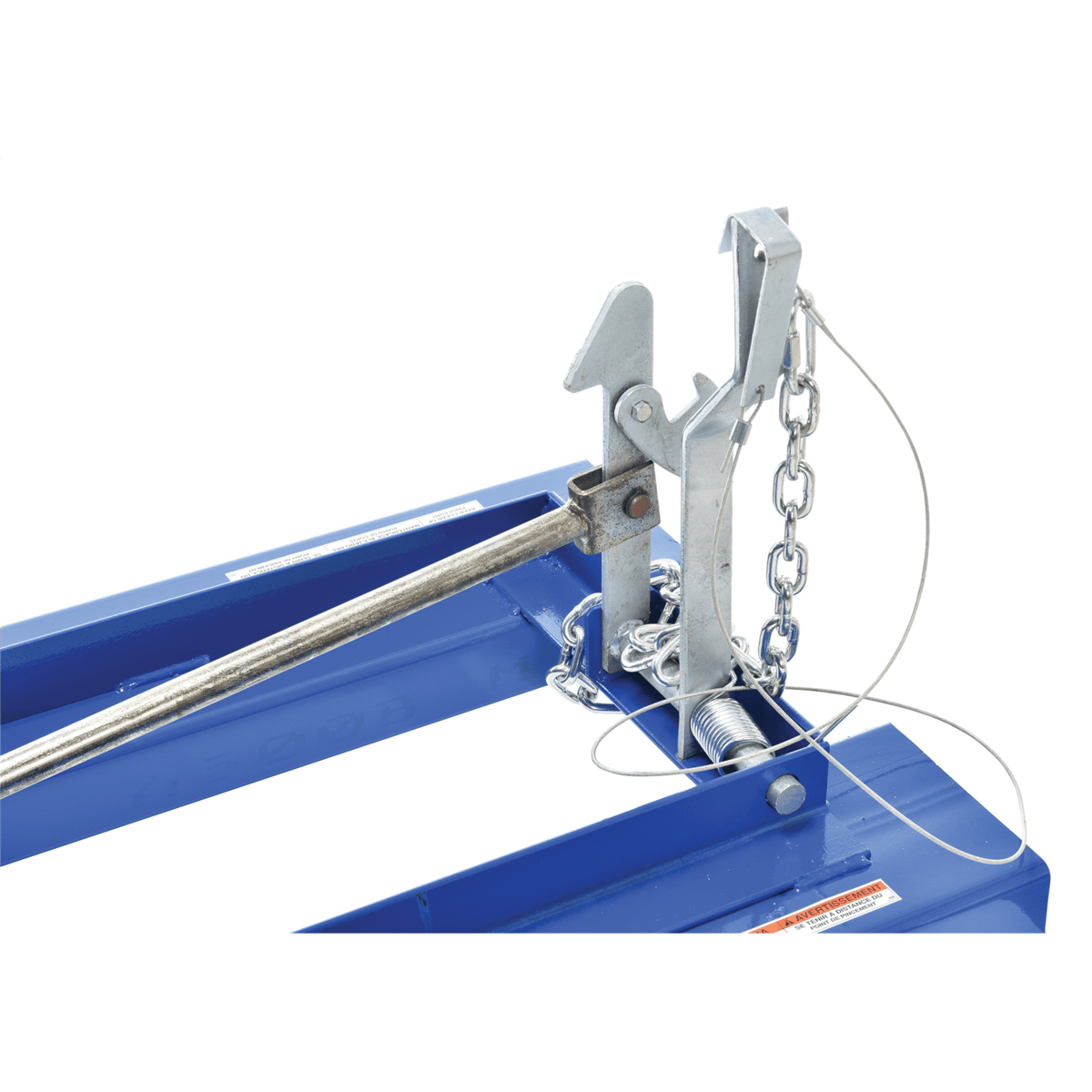 Vestil Steel Heavy Duty Self Dumping Hopper 1 Cubic Yard 6000 Lb. Capacity Blue D-100-HD