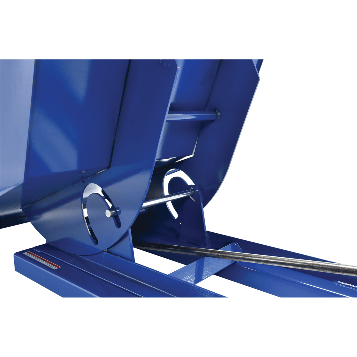 Vestil Steel Heavy Duty Self Dumping Hopper 1 Cubic Yard 6000 Lb. Capacity Blue D-100-HD