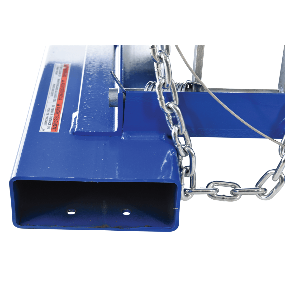 Vestil Steel Heavy Duty Self Dumping Hopper 1 Cubic Yard 6000 Lb. Capacity Blue D-100-HD