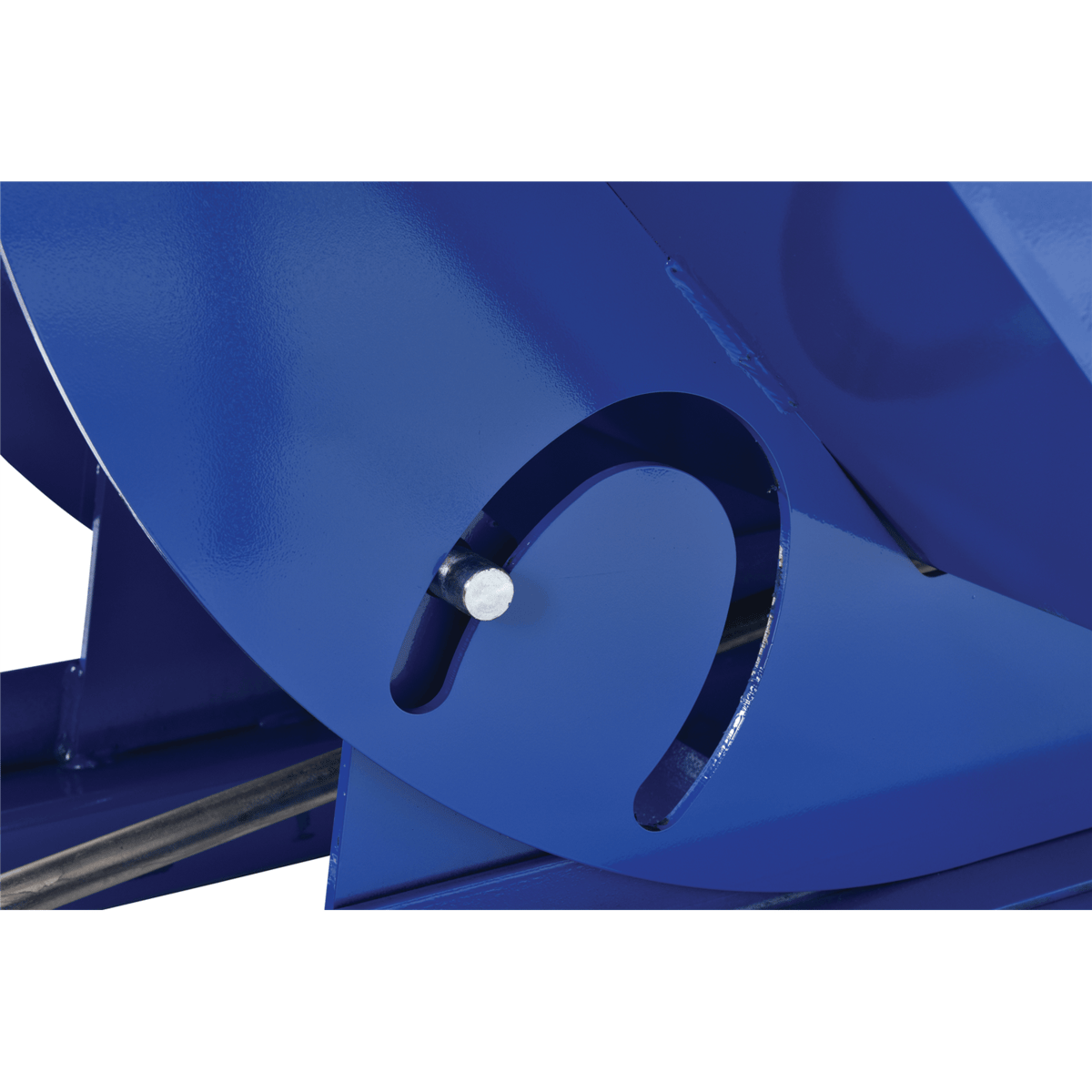 Vestil Steel Light Duty Self Dumping Hopper 1 Cubic Yard 2000 Lb. Capacity Blue D-100-LD