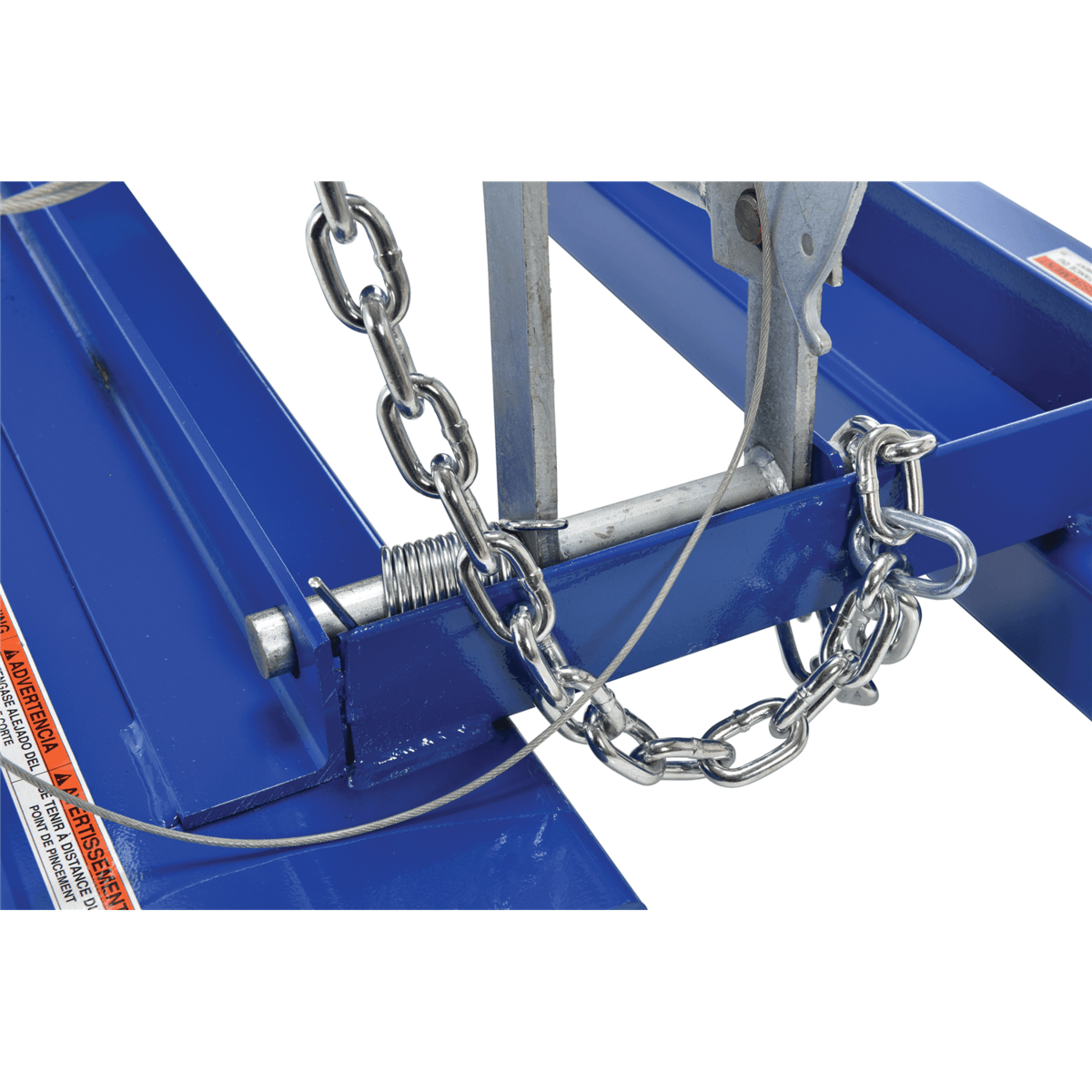 Vestil Steel Light Duty Self Dumping Hopper 1 Cubic Yard 2000 Lb. Capacity Blue D-100-LD