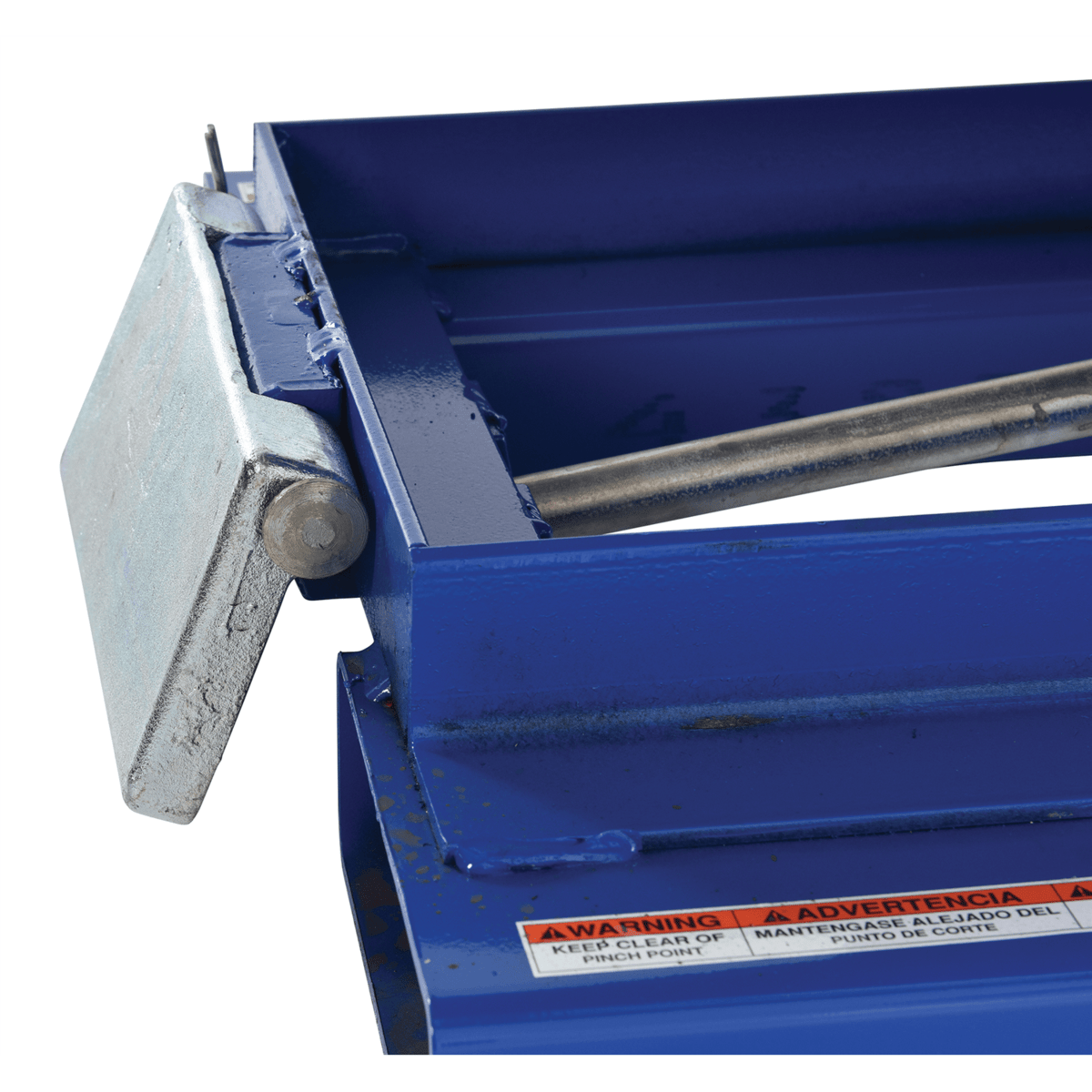 Vestil Steel Light Duty Self Dumping Hopper 1 Cubic Yard 2000 Lb. Capacity Blue D-100-LD