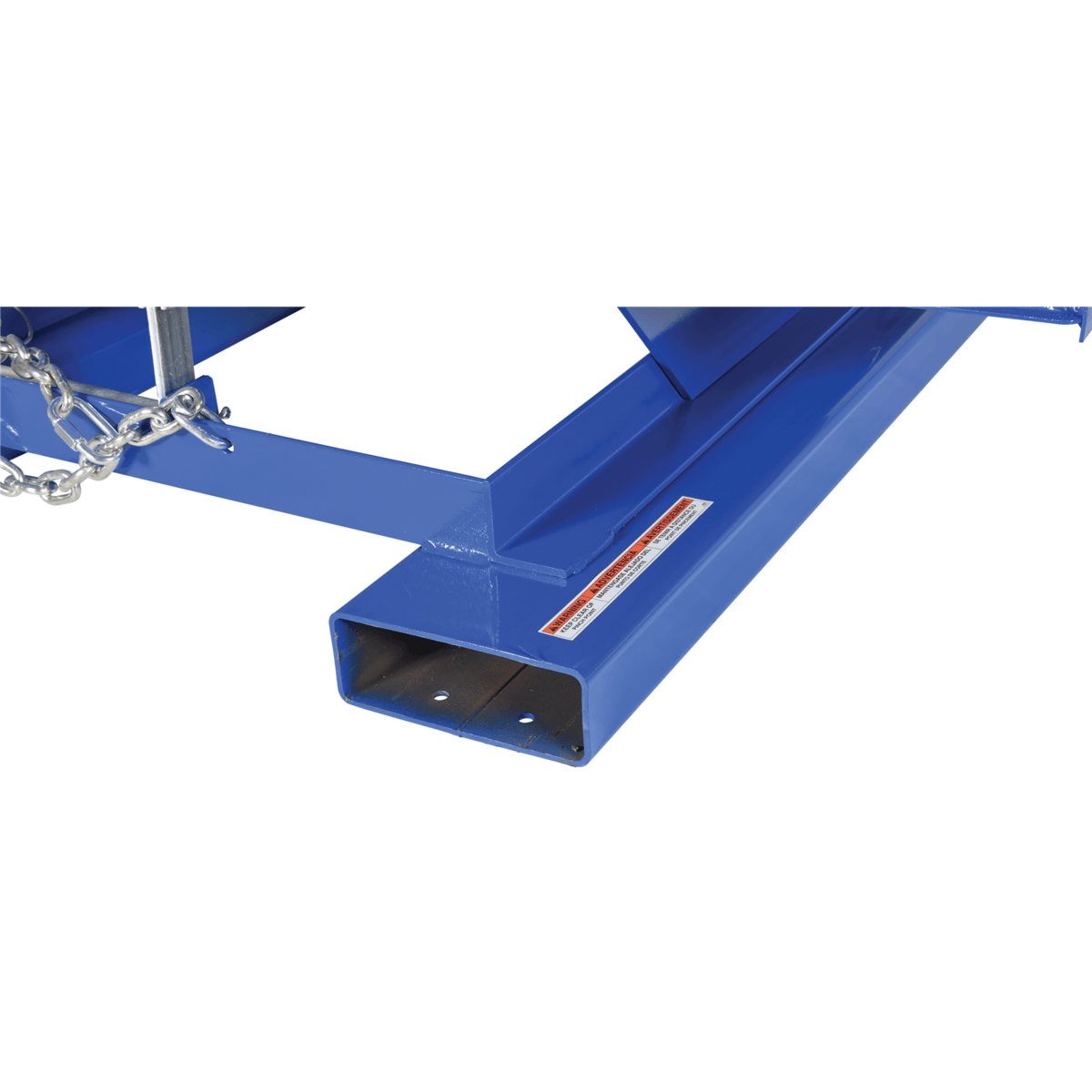 Vestil Steel Light Duty Self Dumping Hopper 2 Cubic Yard 2000 Lb. Capacity Blue D-200-LD