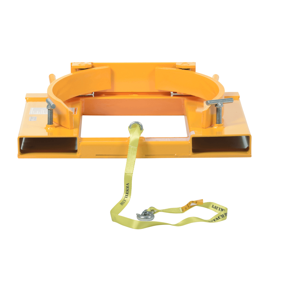Vestil Steel Deluxe Single Drum Gripper 55 Gal 43-3/16 In x 28 In x 7-1/8 In 1500Lb Yellow DGS-55-D