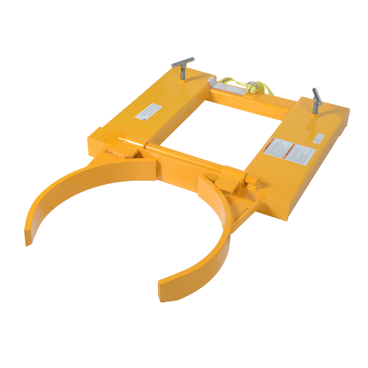 Vestil Steel Deluxe Single Drum Gripper 55 Gal 43-3/16 In x 28 In x 7-1/8 In 1500Lb Yellow DGS-55-D