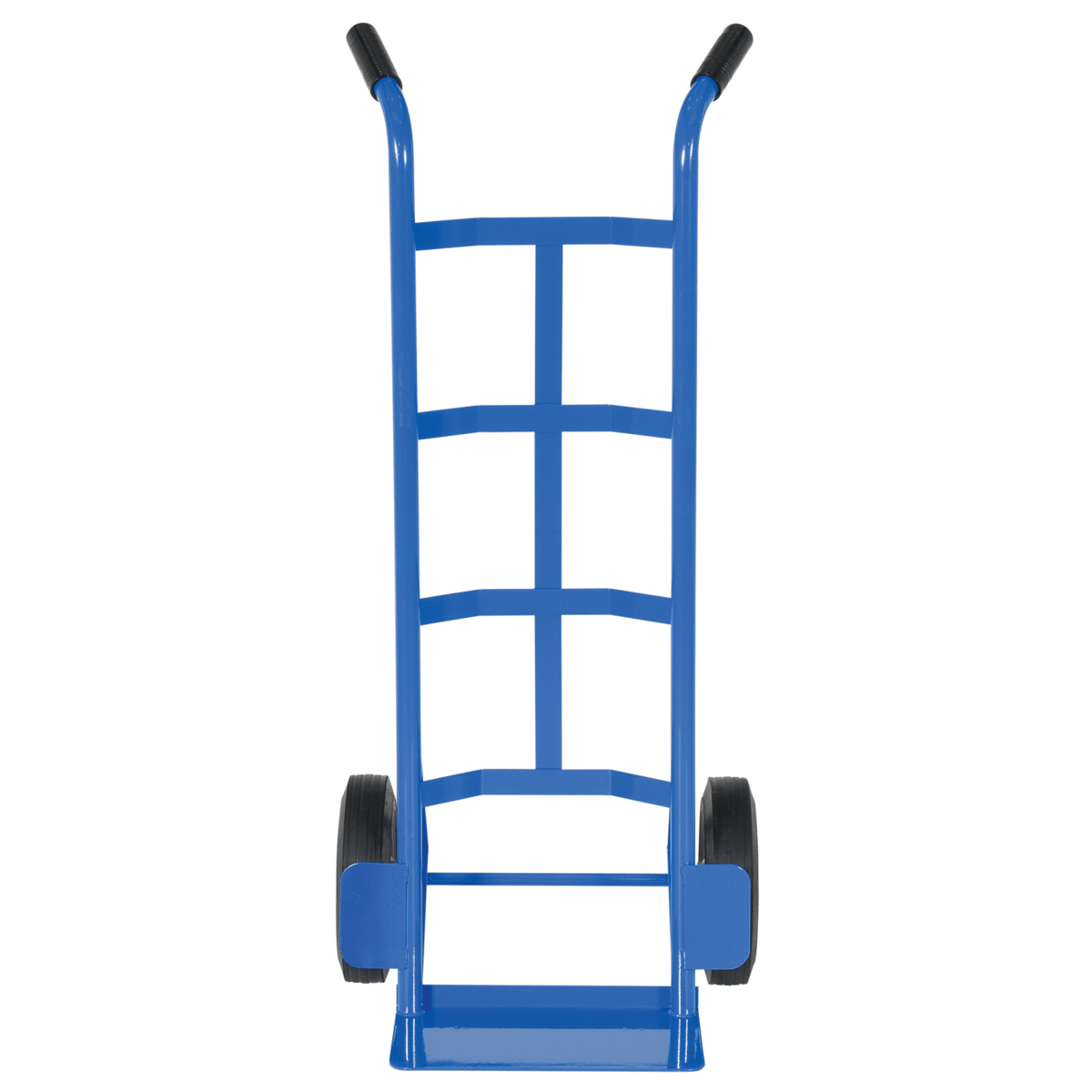 Vestil Steel Dual Handle Hand Truck w/ HardRubberWheels 17-1/2Inx21Inx44-1/2In 500LbSilverDHHT500SHR