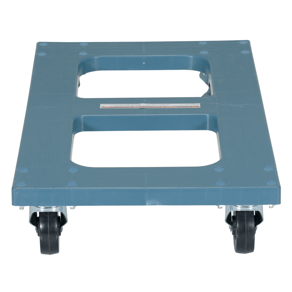Vestil Polyethylene Flush Top Dolly 18 In. x 30 In. 1000 Lb. Capacity Blue DOL-1830-F
