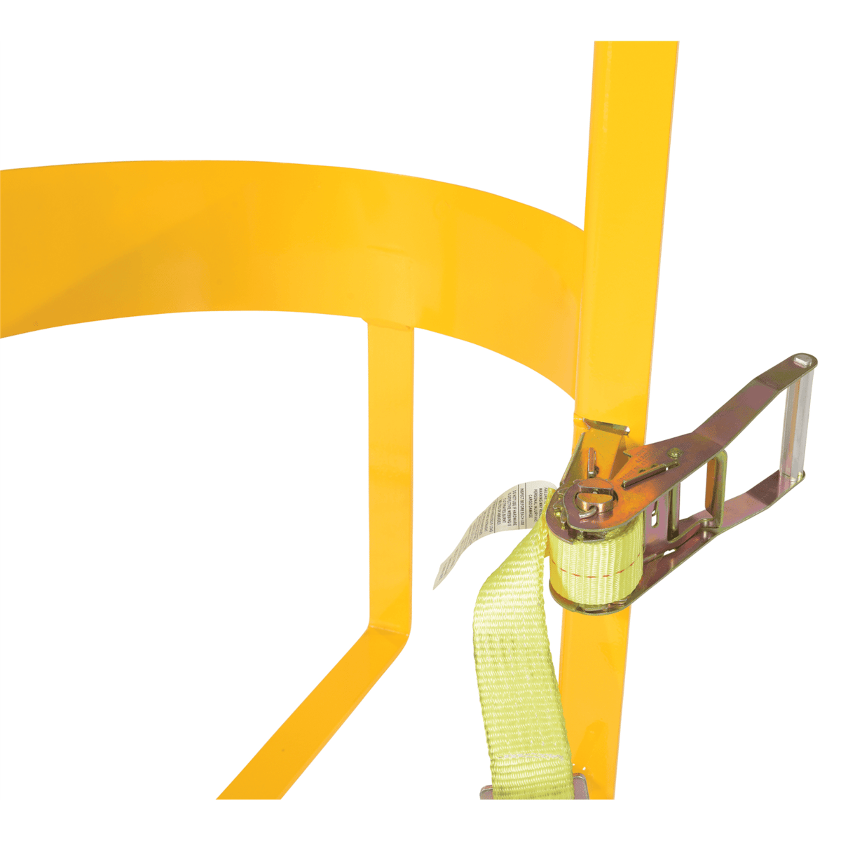 Vestil Steel Overhead Drum Lifter 19-3/4 In. x 28-5/8 In. x 49-1/2 In. 1000 Lb. Yellow DRUM-LUG