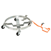 Vestil Steel Multipurpose Tilting Drum Dolly 30-3/4Inx30-3/4Inx6-1/16In 1200LbSilver DRUM-QUAD-C-TLT