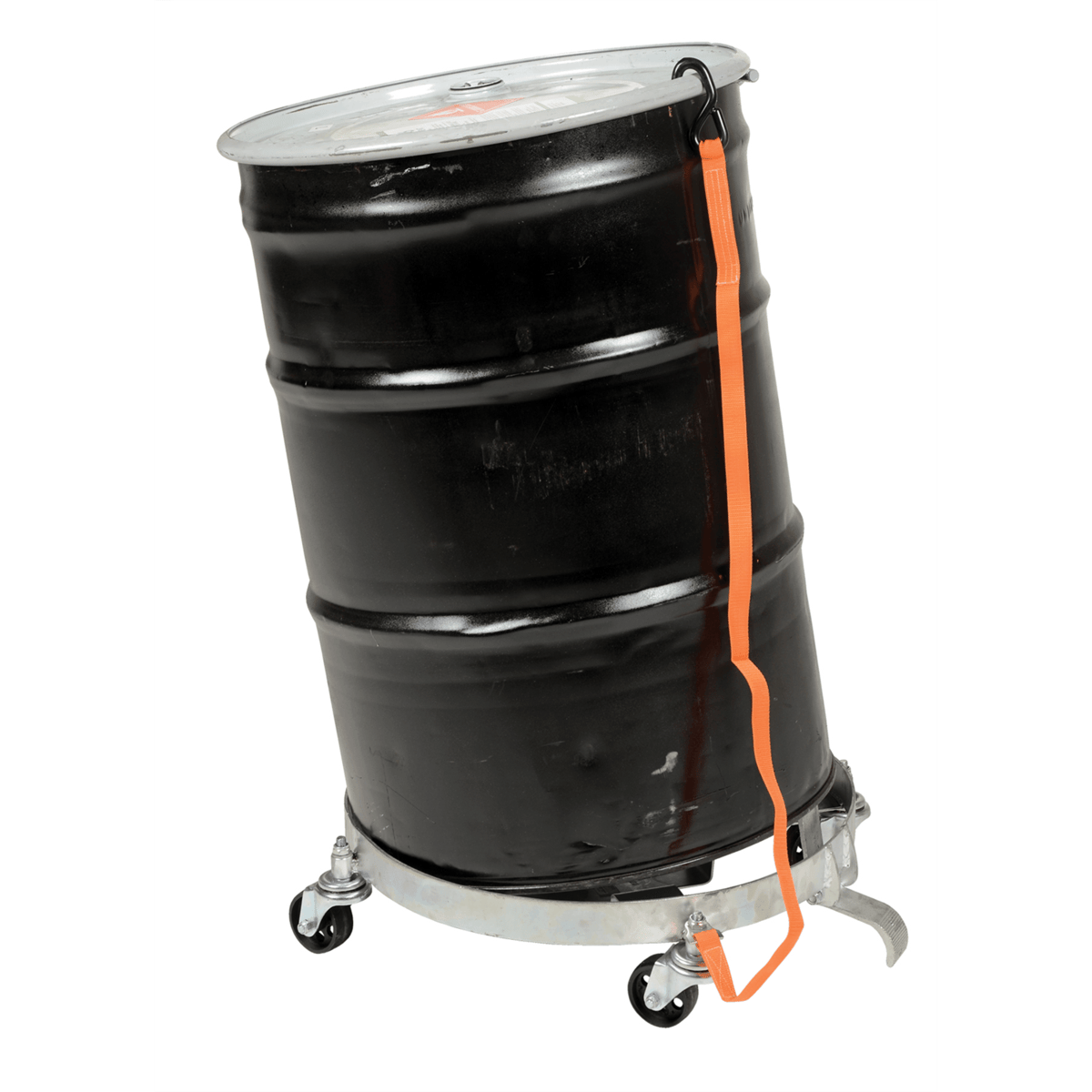 Vestil Steel Multipurpose Tilting Drum Dolly 30-3/4Inx30-3/4Inx6-1/16In 1200LbSilver DRUM-QUAD-C-TLT