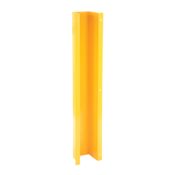 Vestil Steel Pipe and Downspout Protector 6-1/8 In. x 9-3/16 In. x 48 In. Yellow DSG-48