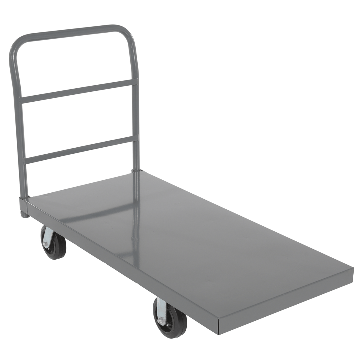 Vestil Steel Smooth Deck Platform Truck 24 In. x 48 In. 2000 Lb. Capacity Black ECSPT-2448