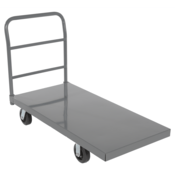 Vestil Steel Smooth Deck Platform Truck 24 In. x 48 In. 2000 Lb. Capacity Black ECSPT-2448