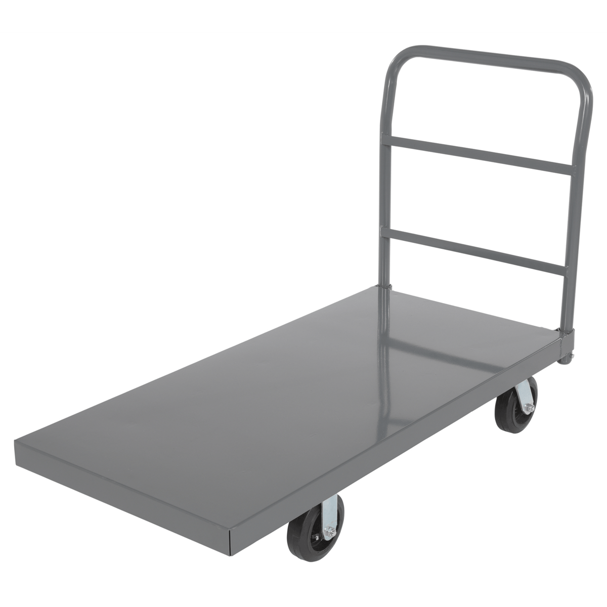 Vestil Steel Smooth Deck Platform Truck 24 In. x 48 In. 2000 Lb. Capacity Black ECSPT-2448