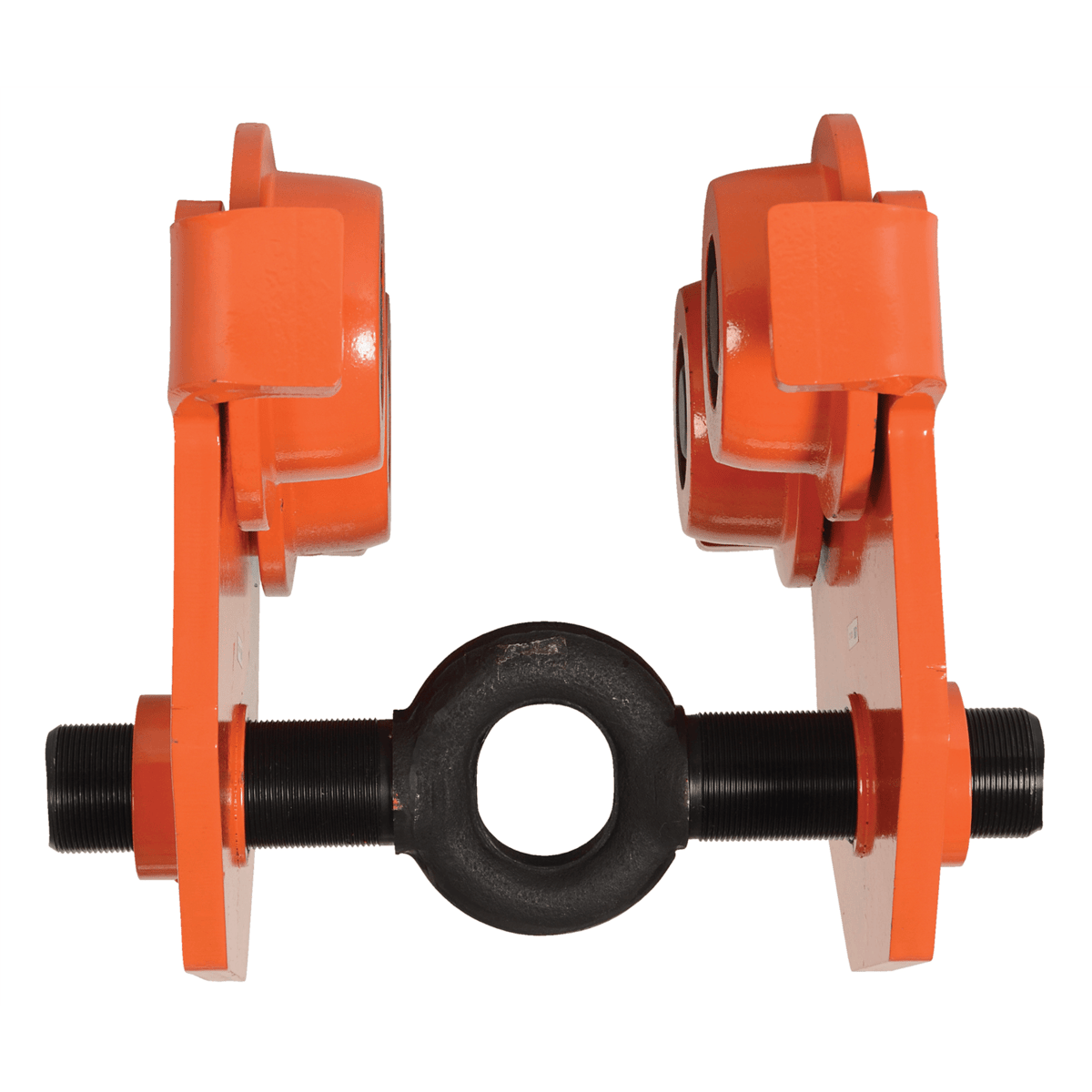 Vestil Steel Push Eye Manual Trolley 8000 Lb. Capacity Orange E-MT-8