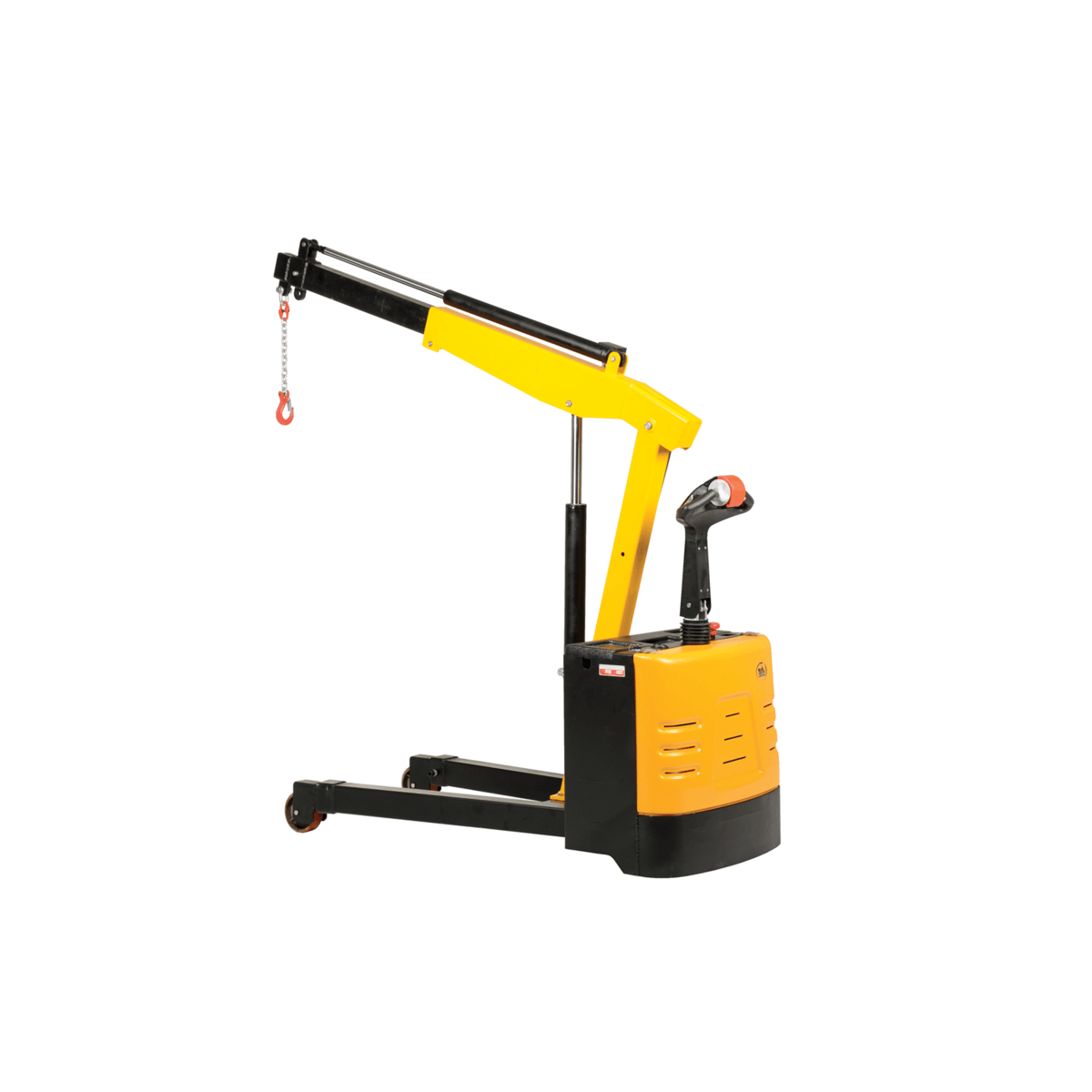 Vestil Steel Electric Powered Floor Crane 2,500 Lb. Retracted Capacity Yellow EPFC-25