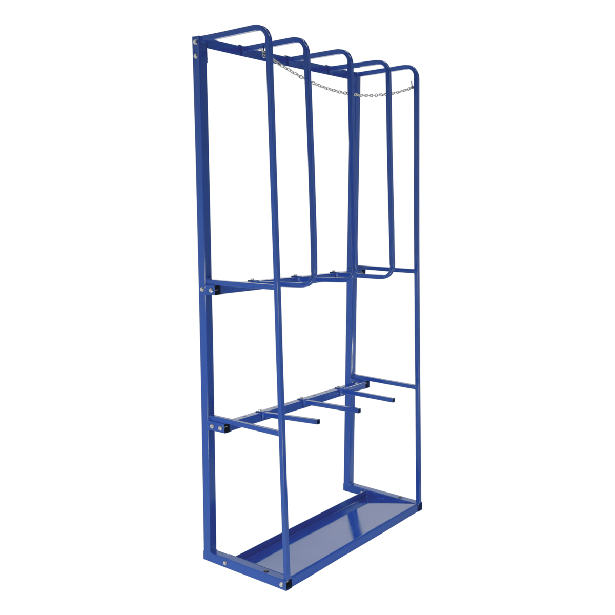 Vestil Steel Expandable Vertical Bar Rack 106 In. 4000 Lb. Capacity Blue EVR-106-S