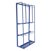 Vestil Steel Expandable Vertical Bar Rack 106 In. 4000 Lb. Capacity Blue EVR-106-S