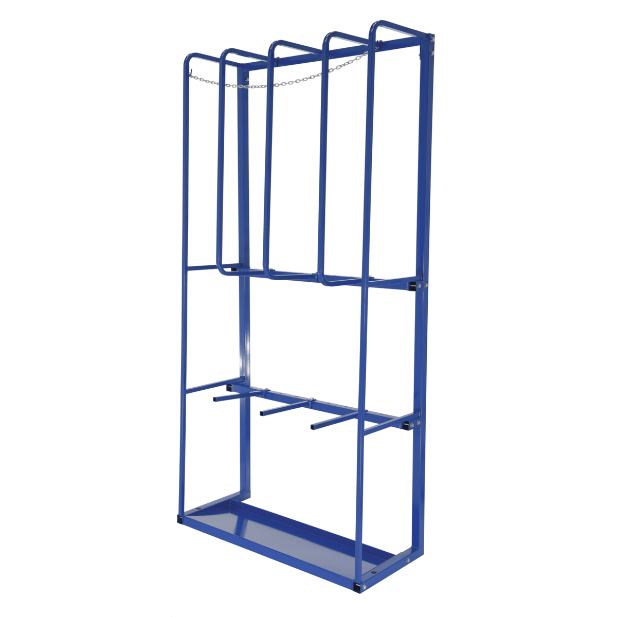Vestil Steel Expandable Vertical Bar Rack 106 In. 4000 Lb. Capacity Blue EVR-106-S