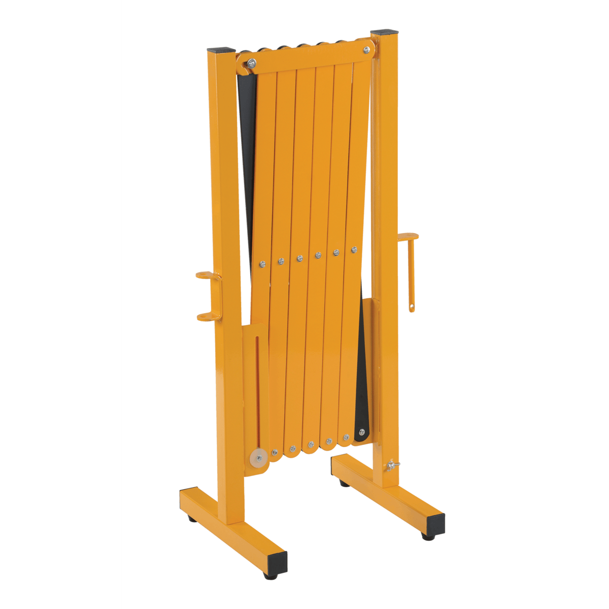 Vestil Steel Expand-A-Gate 144 In. Yellow EXGATE-30