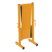 Vestil Steel Expand-A-Gate 144 In. Yellow EXGATE-30