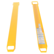 Vestil Fork Extensions 4 In. x 72 In. 4000 Lb. Capacity Yellow FE-4-72