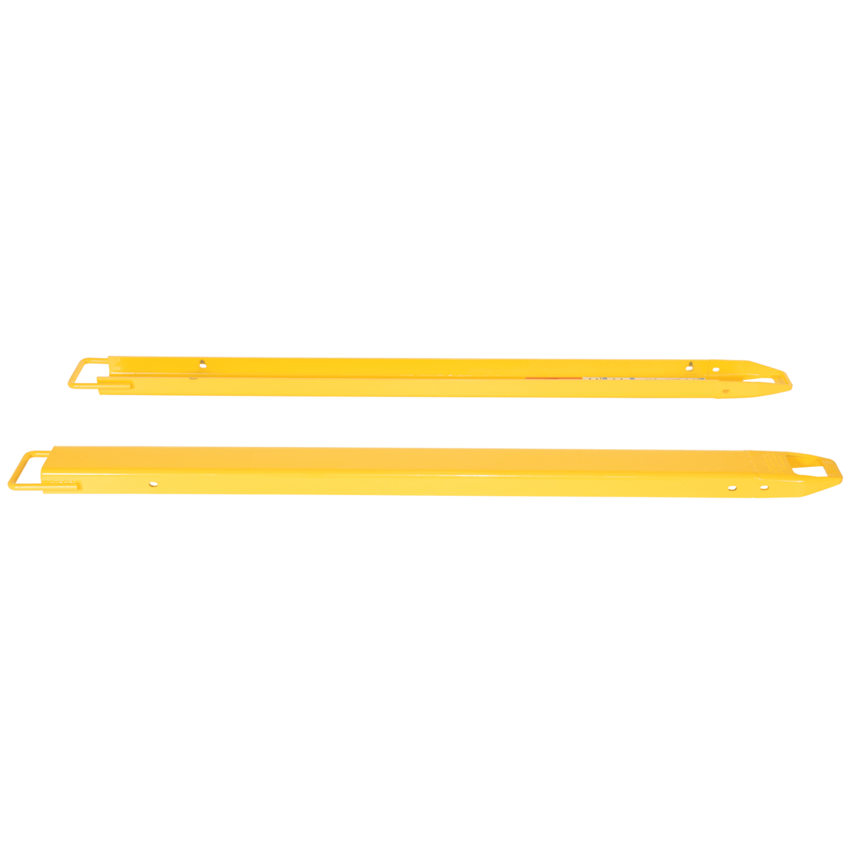 Vestil Fork Extensions 4 In. x 72 In. 4000 Lb. Capacity Yellow FE-4-72
